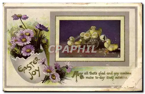 Cartes postales Fantaisie Easter Joy Poussins