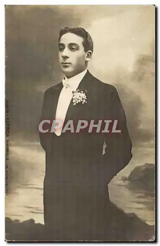 Cartes postales Fantaisie Homme en costume