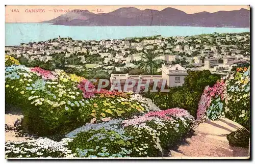 Cartes postales Cannes Vue generale