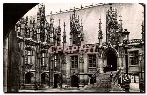 Moderne Karte Rouen Palais de justice Cour d&#39honneur