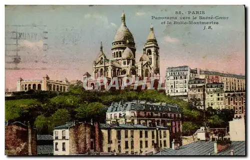 Paris Ansichtskarte AK Panorama vers le SAcre Coeur et la Butte Montmartre