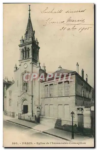 Paris Ansichtskarte AK Eglise de l&#39immaculee conception