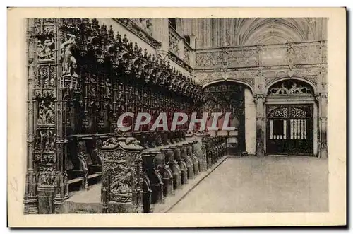 Cartes postales Eglise de Brou Les stalles Cote Sud