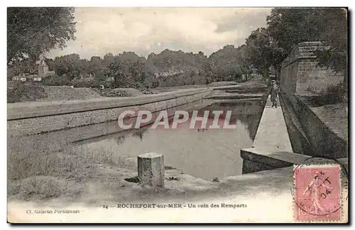 Ansichtskarte AK Rochefort un coin des remparts