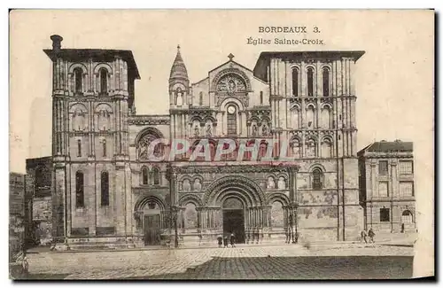 Cartes postales Bordeaux Eglise Sainte Croix