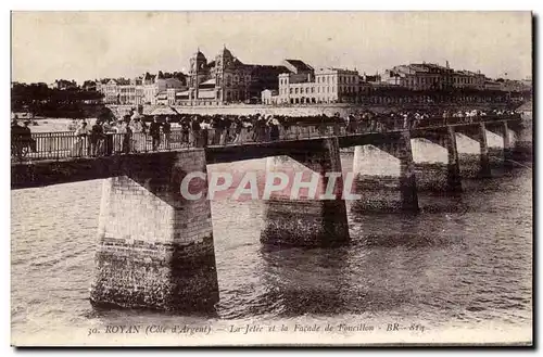 Cartes postales Royan La jetee et la facade du Foncillon