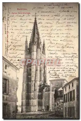 Saintes Cartes postales Eglise Saint eutrope