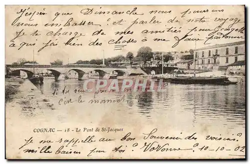 Cognac Cartes postales Le pont de St Jacques