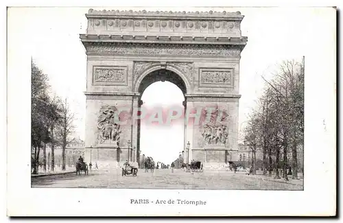 Cartes postales Paris Arc de triomphe