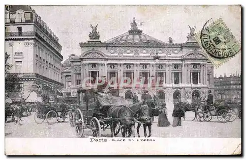 Cartes postales Paris Place de l&#39Opera