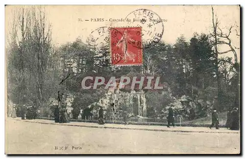 Ansichtskarte AK Paris Cascade du bois de Boulogne