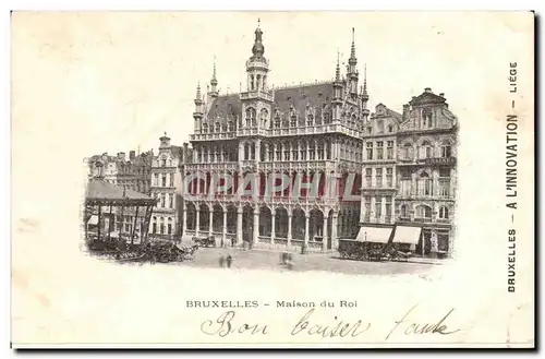 Cartes postales BRuxelles Maison du roi