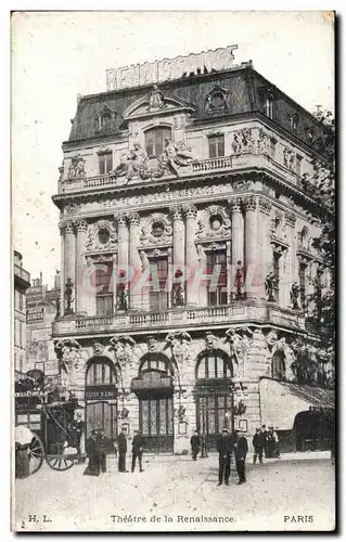 Paris Cartes postales Theatre de la Renaissance