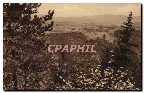 Ansichtskarte AK Bramabiau Vue d&#39ensemble du gouffre