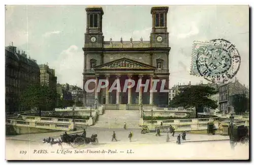 Cartes postales Paris Eglise Saint Vincent de Paul