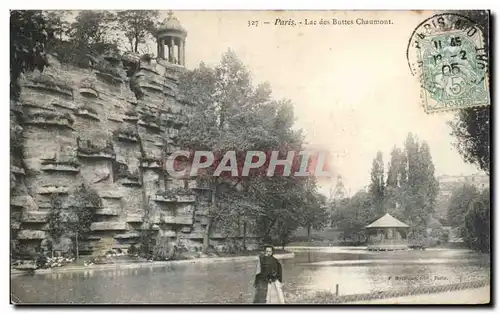 Ansichtskarte AK Paris Lac des Buttes Chaumont