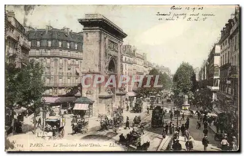 Cartes postales Paris Boulevard Saint DEnis