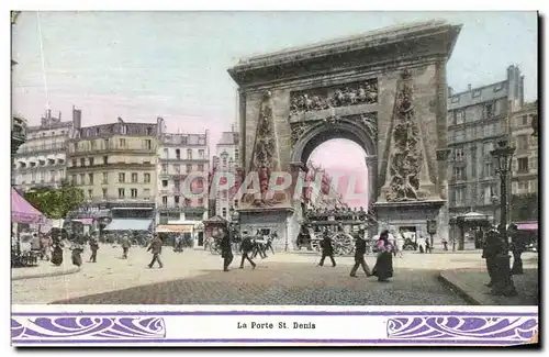 Cartes postales Paris La porte Saint Denis