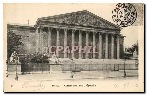 Cartes postales Paris Chambre des deputes