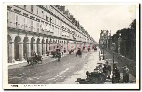 Cartes postales Paris Rue de Rivoli