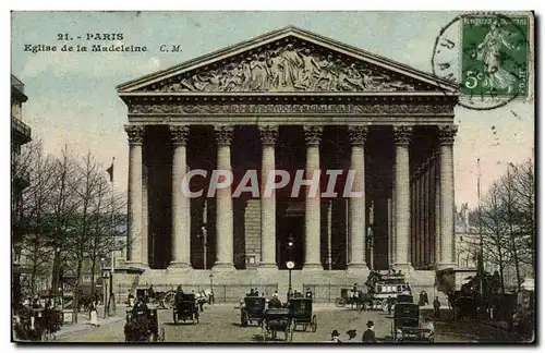 Cartes postales Paris Eglise de la Madeleine