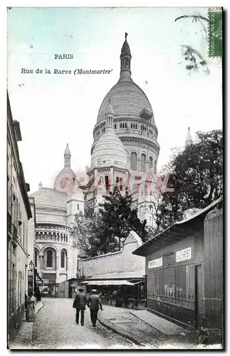 Ansichtskarte AK Paris Rue de la barre ( Montmartre )