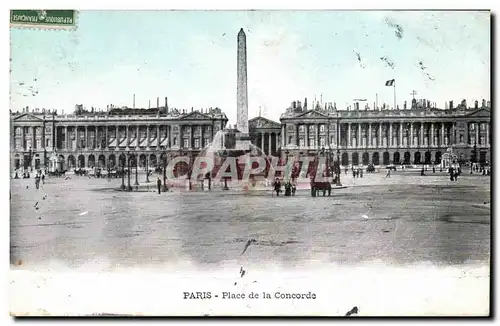 Cartes postales Paris Place de la Concorde