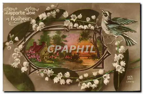 Cartes postales Fantaisie J&#39apporte joie et bonheur