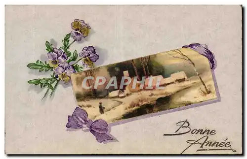 Cartes postales Fantaisie Bonne annee