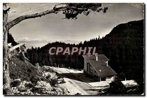 Cartes postales Col de la Faucille Sommet du col et panorama sur le Mont Blanc