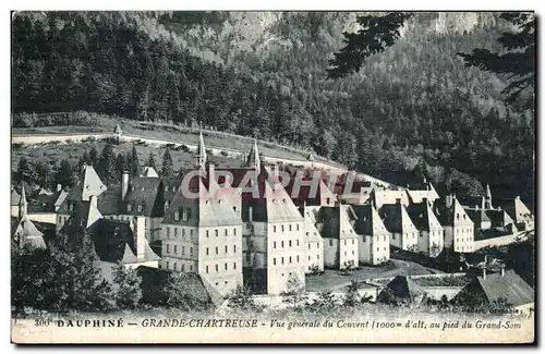 Cartes postales Grand Chartreuse Vue generale du couvent