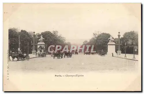 Paris Cartes postales Champs Elysees