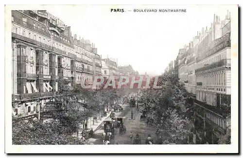 Paris Cartes postales Boulevard Montmartre