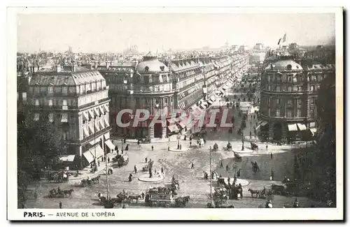 Paris Cartes postales Avenue de l&#39opera