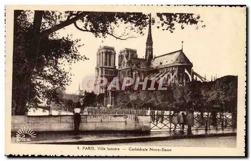 Paris Ansichtskarte AK Ville lumiere Cathedrale Notre DAme