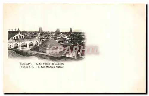 Cartes postales Inde India Le palais de Madura