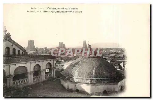 Cartes postales Inde India Madura Vue a vol d&#39oiseau