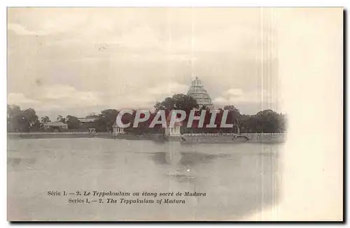 Cartes postales Inde India Le Teppakoulam ou etang sacre a Madura
