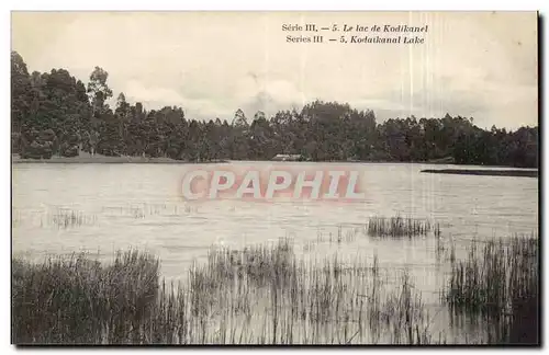 Cartes postales Inde India Le lac de Kodikanel