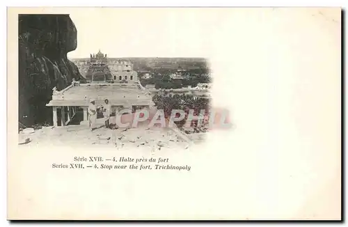 Cartes postales Inde India Halte pres du fort