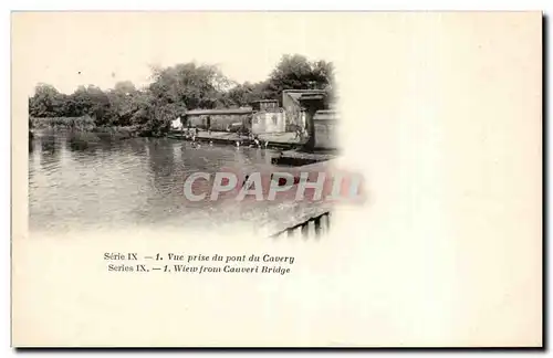 Cartes postales Inde India Vue prise du pont du Cavery