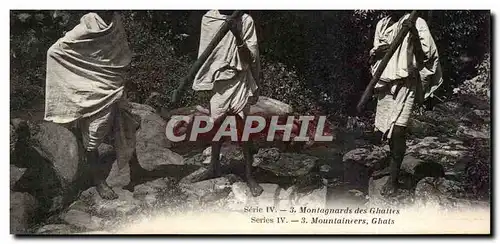 Cartes postales Inde India Montagnards des Ghattes