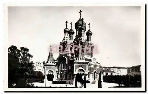 Ansichtskarte AK Nice L&#39eglise russe Russian church