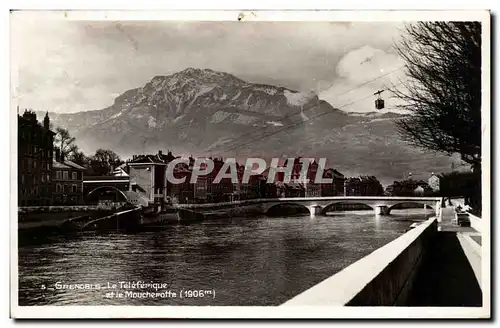 Cartes postales Grenoble Le teleferique et le Moucherotte