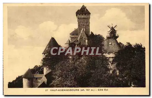 Cartes postales Haut Koenigsbourg Cote Est