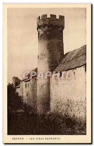 Ansichtskarte AK Obernai Les vieux remparts