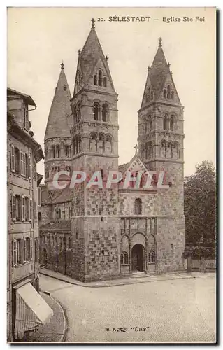 Cartes postales Selestat Eglise Ste Foi