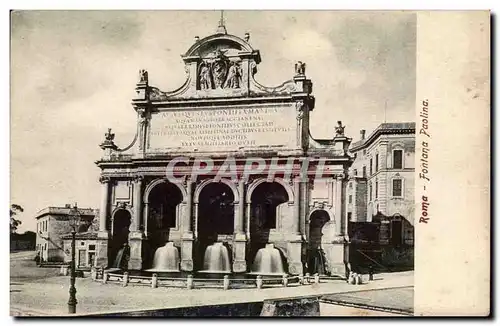 Ansichtskarte AK Italie Italia Roma Fontana Paolina