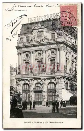 Paris Cartes postales Theatre de la Renaissance