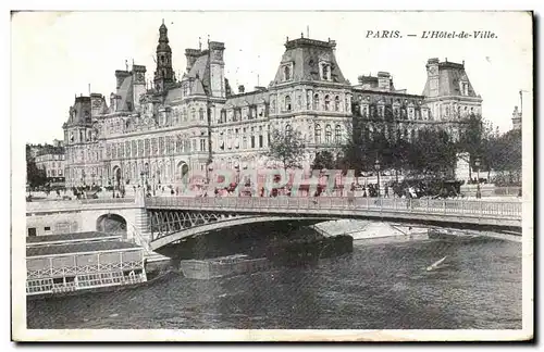 Paris Cartes postales Hotel de ville